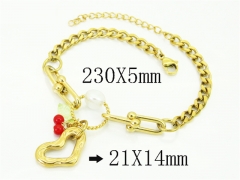 HY Wholesale Bracelets 316L Stainless Steel Jewelry Bracelets-HY21B0710HLE