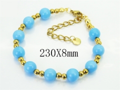 HY Wholesale Bracelets 316L Stainless Steel Jewelry Bracelets-HY41B0256OV