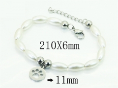 HY Wholesale Bracelets 316L Stainless Steel Jewelry Bracelets-HY91B0593LE