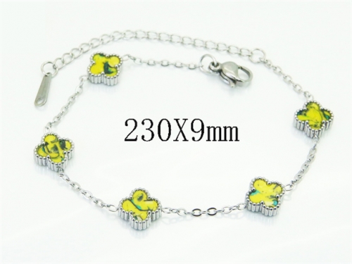 HY Wholesale Bracelets 316L Stainless Steel Jewelry Bracelets-HY35B1055CKL