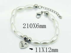 HY Wholesale Bracelets 316L Stainless Steel Jewelry Bracelets-HY91B0580LW