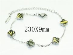 HY Wholesale Bracelets 316L Stainless Steel Jewelry Bracelets-HY35B1054VKL