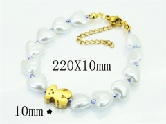 HY Wholesale Bracelets 316L Stainless Steel Jewelry Bracelets-HY02B0135PZ