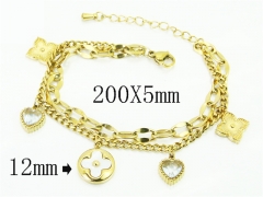 HY Wholesale Bracelets 316L Stainless Steel Jewelry Bracelets-HY32B1418HHL