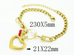 HY Wholesale Bracelets 316L Stainless Steel Jewelry Bracelets-HY21B0706HLU