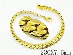 HY Wholesale Bracelets 316L Stainless Steel Jewelry Bracelets-HY40B1410KO