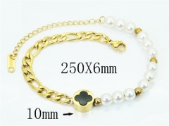 HY Wholesale Bracelets 316L Stainless Steel Jewelry Bracelets-HY80B2244MM