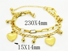 HY Wholesale Bracelets 316L Stainless Steel Jewelry Bracelets-HY41B0275HAL