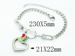 HY Wholesale Bracelets 316L Stainless Steel Jewelry Bracelets-HY21B0705HJF