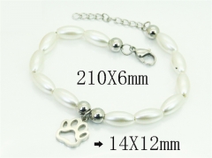 HY Wholesale Bracelets 316L Stainless Steel Jewelry Bracelets-HY91B0582LV