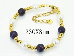 HY Wholesale Bracelets 316L Stainless Steel Jewelry Bracelets-HY41B0267OW