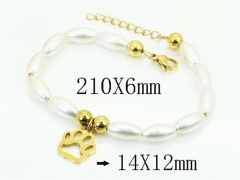 HY Wholesale Bracelets 316L Stainless Steel Jewelry Bracelets-HY91B0603MQ