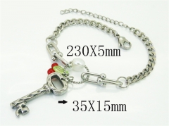 HY Wholesale Bracelets 316L Stainless Steel Jewelry Bracelets-HY21B0699HJT