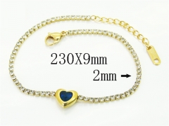 HY Wholesale Bracelets 316L Stainless Steel Jewelry Bracelets-HY59B0398SOL