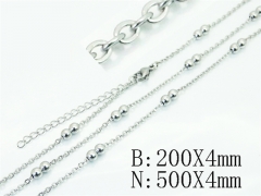 HY Wholesale Stainless Steel 316L Necklaces Bracelets Sets-HY70S0666MZ