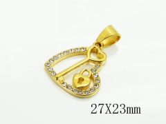 HY Wholesale Pendant Jewelry 316L Stainless Steel Jewelry Pendant-HY13P2381NT