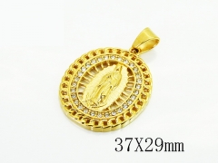 HY Wholesale Pendant Jewelry 316L Stainless Steel Jewelry Pendant-HY13P2367OR