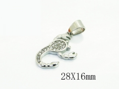 HY Wholesale Pendant Jewelry 316L Stainless Steel Jewelry Pendant-HY13P2400KO