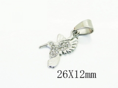 HY Wholesale Pendant Jewelry 316L Stainless Steel Jewelry Pendant-HY13P2406KO