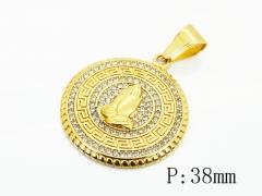 HY Wholesale Pendant Jewelry 316L Stainless Steel Jewelry Pendant-HY13P2260HIL