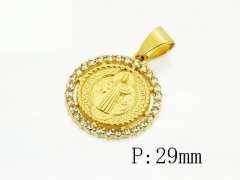 HY Wholesale Pendant Jewelry 316L Stainless Steel Jewelry Pendant-HY13P2290PW