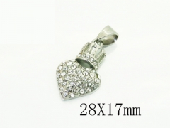 HY Wholesale Pendant Jewelry 316L Stainless Steel Jewelry Pendant-HY13P2410ML