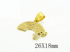 HY Wholesale Pendant Jewelry 316L Stainless Steel Jewelry Pendant-HY13P2399NI