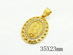 HY Wholesale Pendant Jewelry 316L Stainless Steel Jewelry Pendant-HY13P2383OW