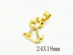 HY Wholesale Pendant Jewelry 316L Stainless Steel Jewelry Pendant-HY13P2391ML