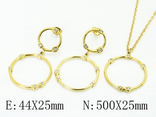 HY Wholesale Jewelry Set 316L Stainless Steel jewelry Set Fashion Jewelry-HY30S0300ICL