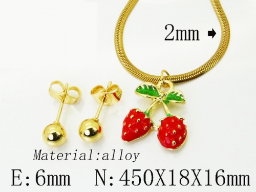 HY Wholesale Jewelry Set 316L Stainless Steel jewelry Set Fashion Jewelry-HY45S0194OL