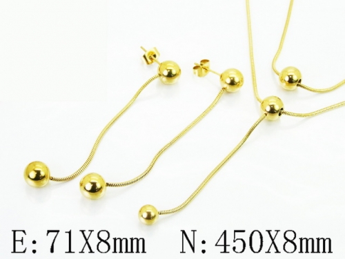 HY Wholesale Jewelry Set 316L Stainless Steel jewelry Set Fashion Jewelry-HY30S0303HPD