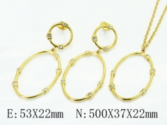 HY Wholesale Jewelry Set 316L Stainless Steel jewelry Set Fashion Jewelry-HY30S0301ISL