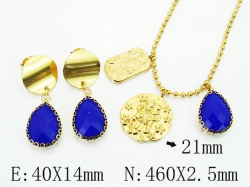 HY Wholesale Jewelry Set 316L Stainless Steel jewelry Set Fashion Jewelry-HY92S0276HLA