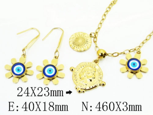 HY Wholesale Jewelry Set 316L Stainless Steel jewelry Set Fashion Jewelry-HY92S0270HLU