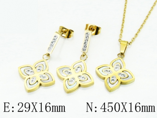 HY Wholesale Jewelry Set 316L Stainless Steel jewelry Set Fashion Jewelry-HY32S0275HNZ