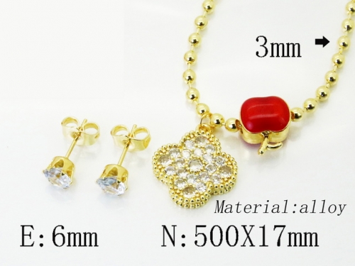 HY Wholesale Jewelry Set 316L Stainless Steel jewelry Set Fashion Jewelry-HY45S0182HIW