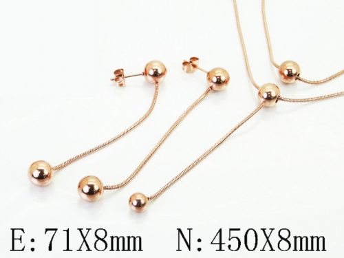 HY Wholesale Jewelry Set 316L Stainless Steel jewelry Set Fashion Jewelry-HY30S0304HPD