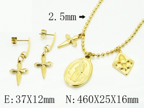 HY Wholesale Jewelry Set 316L Stainless Steel jewelry Set Fashion Jewelry-HY92S0299HJX