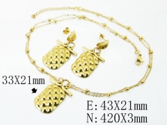 HY Wholesale Jewelry Set 316L Stainless Steel jewelry Set Fashion Jewelry-HY92S0311HME