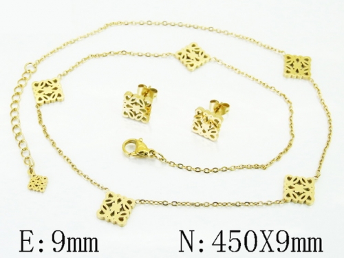 HY Wholesale Jewelry Set 316L Stainless Steel jewelry Set Fashion Jewelry-HY32S0280HNC