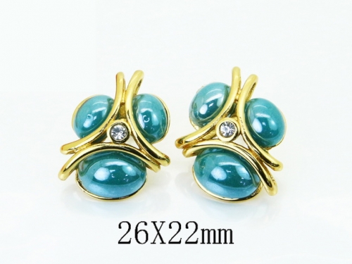 HY Wholesale Earrings Jewelry 316L Stainless Steel Earrings Jewelry-HY80E2002OY