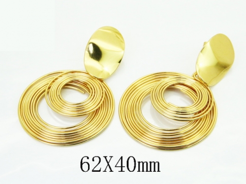 HY Wholesale Earrings Jewelry 316L Stainless Steel Earrings Jewelry-HY80E2008GNL