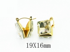 HY Wholesale Earrings Jewelry 316L Stainless Steel Earrings Jewelry-HY80E2005OS