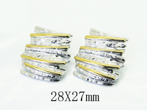 HY Wholesale Earrings Jewelry 316L Stainless Steel Earrings Jewelry-HY80E2037OY