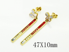 HY Wholesale Earrings Jewelry 316L Stainless Steel Earrings Jewelry-HY32E0788HRL