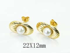 HY Wholesale Earrings Jewelry 316L Stainless Steel Earrings Jewelry-HY60E2205YJO