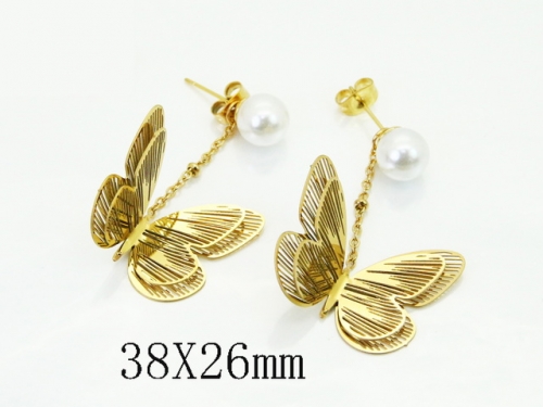 HY Wholesale Earrings Jewelry 316L Stainless Steel Earrings Jewelry-HY80E1997NS