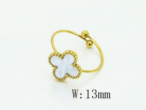 HY Wholesale Rings Jewelry Popular Stainless Steel 316L Rings-HY62R0122BJL