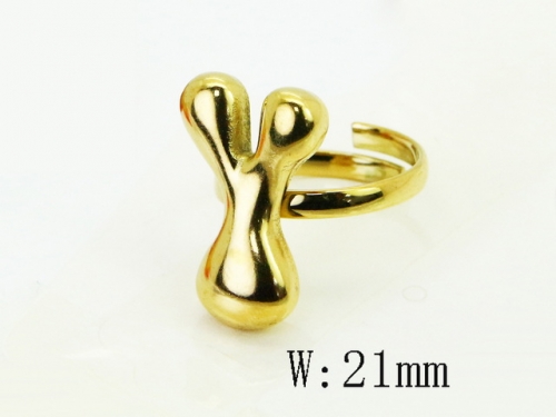 HY Wholesale Rings Jewelry Popular Stainless Steel 316L Rings-HY70R0165JY